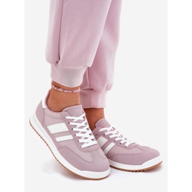 Evento Dámské tenisky s ekologickým semišovým fialovým 1 Evento Dámské tenisky s ekologickým semišovým fialovým 1