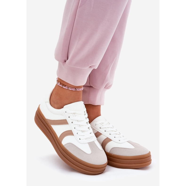 Evento Dámské Tenisky na platformě, Bílé bílý 1