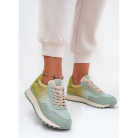 Kožená sportovní bota s Vinceza 66775 Dámská síť zelená 2