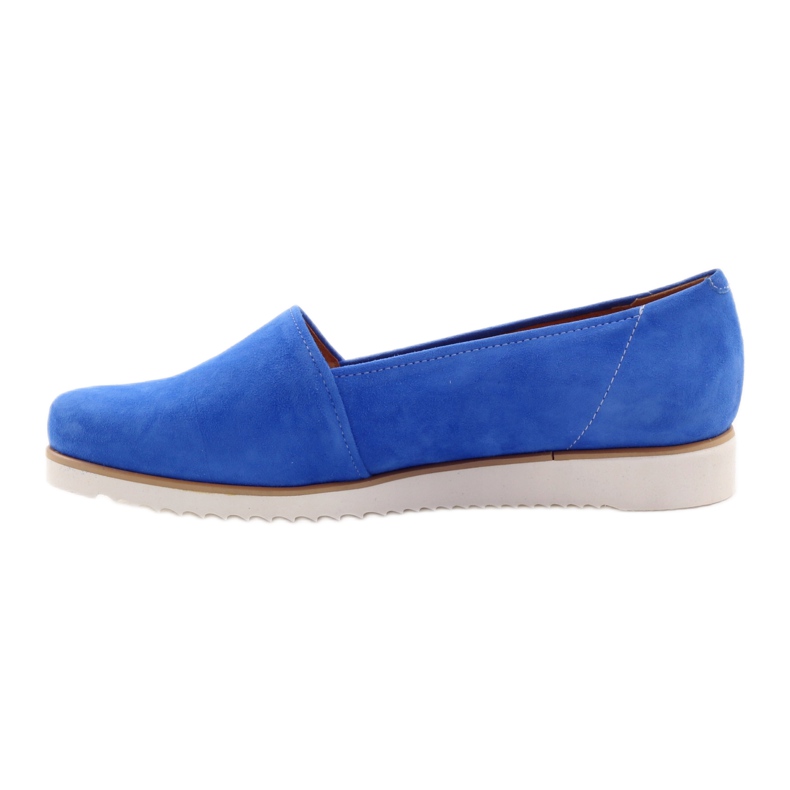 Badura Blue Women's Leather Shoes modrý 2 Badura Blue Women's Leather Shoes modrý 2