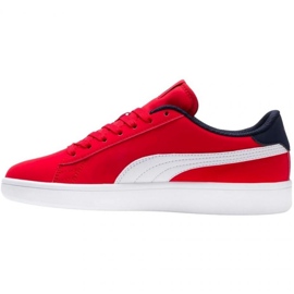 Boty Puma Smash v2 Buck High Risk 365182 07 červený 2