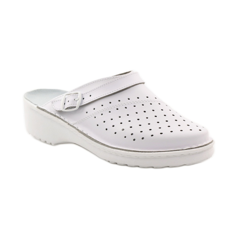 Ortopedické lékařské klínové bílé pantofle bílý 1 Ortopedické lékařské klínové bílé pantofle bílý 1