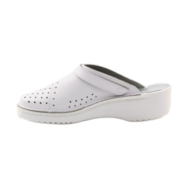 Ortopedické lékařské klínové bílé pantofle bílý 2 Ortopedické lékařské klínové bílé pantofle bílý 2