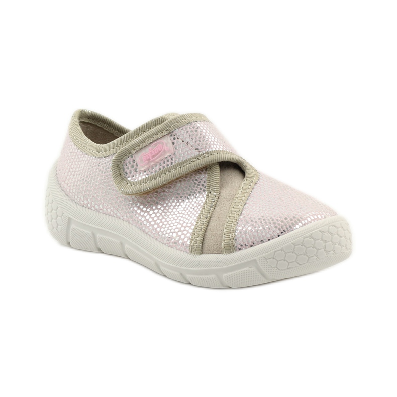 Pantofle Light Bottom Stélka SOFT-B Befado růžový šedá hnědý 1