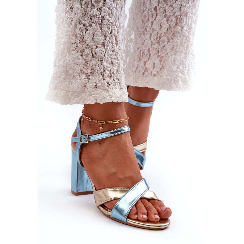 Seastar Dámské sandály na ekologickém pokoji na modrozeleném příspěvku modrý 3