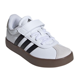 Adidas VL Court 3.0 JR ID9155 Shoty bílý 1