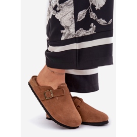 Big Star Dámské semišové flip -fy s velkou hvězdou RR274A387 Hnědá spona hnědý 1 Big Star Dámské semišové flip -fy s velkou hvězdou RR274A387 Hnědá spona hnědý 1