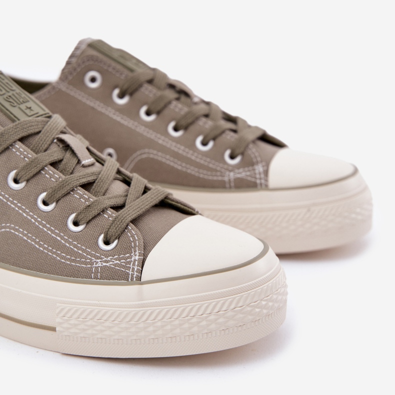 Pánské tenisky na platformě Big Star RR174325 zelená 2