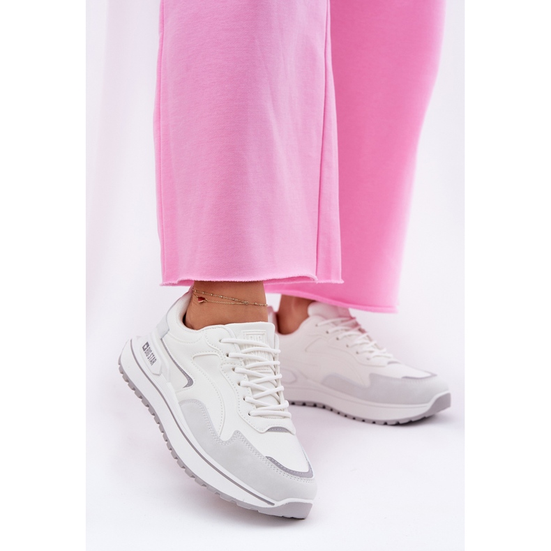 Dámské tenisky Big Star RR274A213 Hi-poly systém bílý systém 2