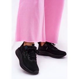 Big Star Sneakers Sports Shoes Dámská velká hvězda RR274A144 Hi-Polish System Black System černá 2