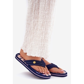 Big Star Japonské žabky na dámské žabky Velká hvězda RR274A109 Navy Blue modrý 1