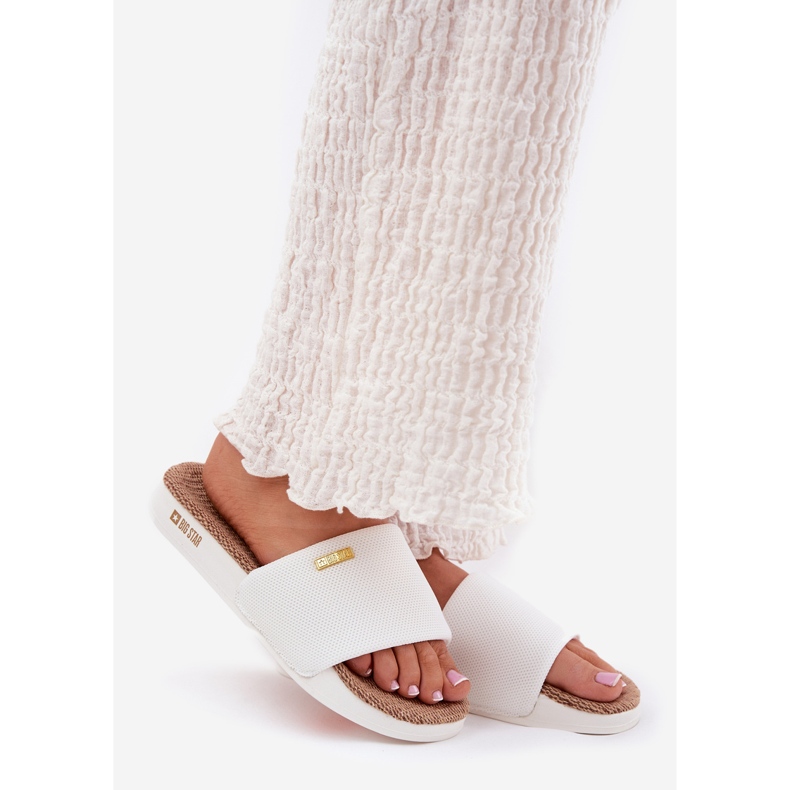 Dámské pantofle Big Star RR274A103 WHITE bílý 1