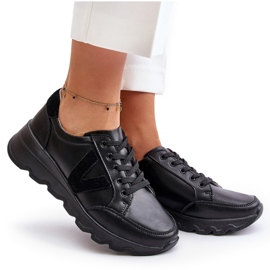 Dámská kožená sportovní obuv Vinceza 7918 Černá 4