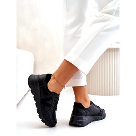 Dámská kožená sportovní obuv Vinceza 7918 Černá 3