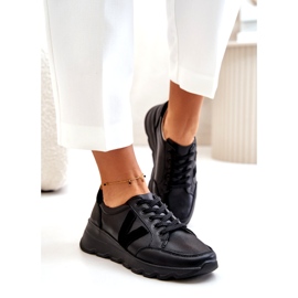 Dámská kožená sportovní obuv Vinceza 7918 Černá 1