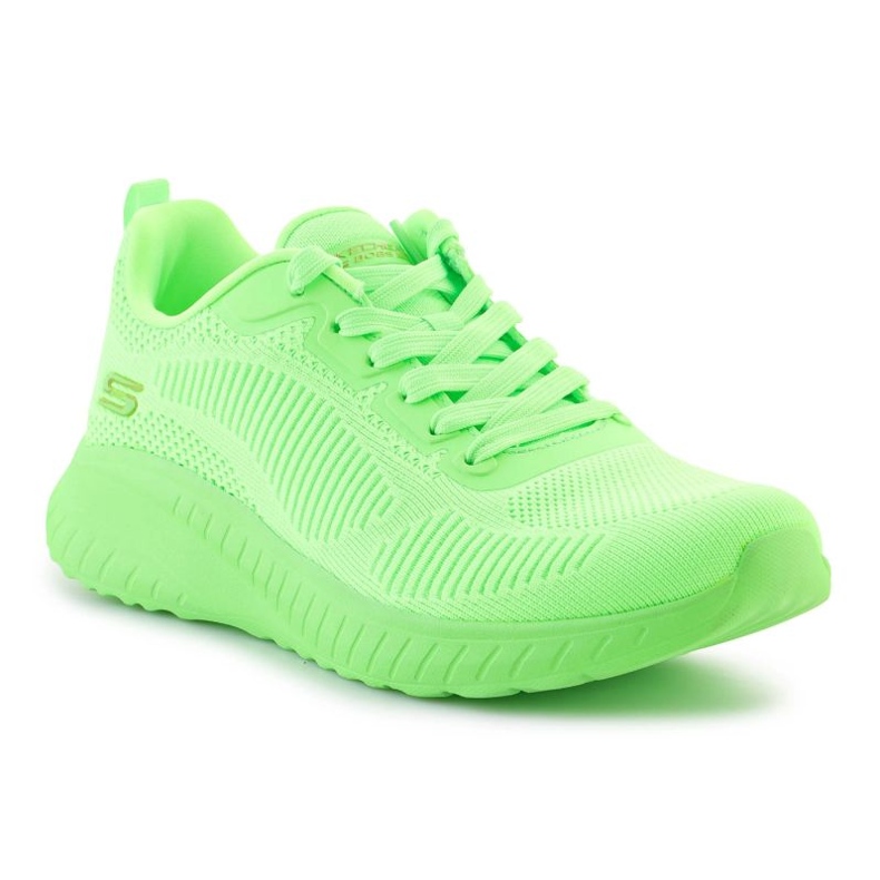 Skechers Bobs Squad Chaos-Cool Rytms 117216-lime boty zelený 1