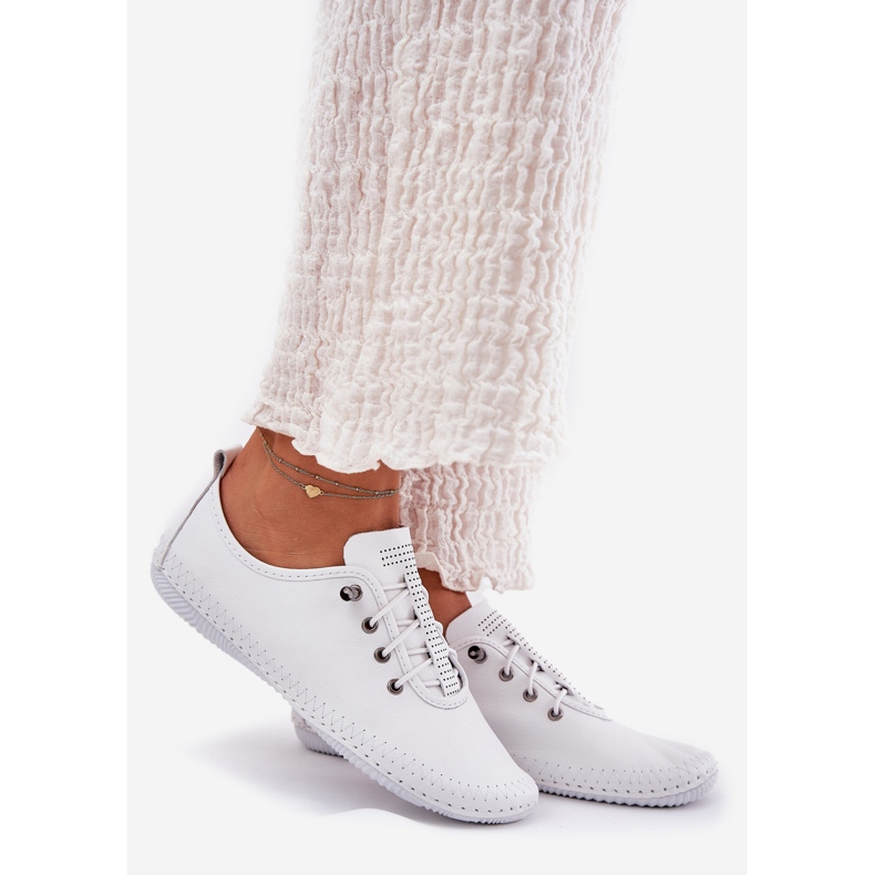 Dámská kožená bota Artiker 54C0838 WHITE bílý 1