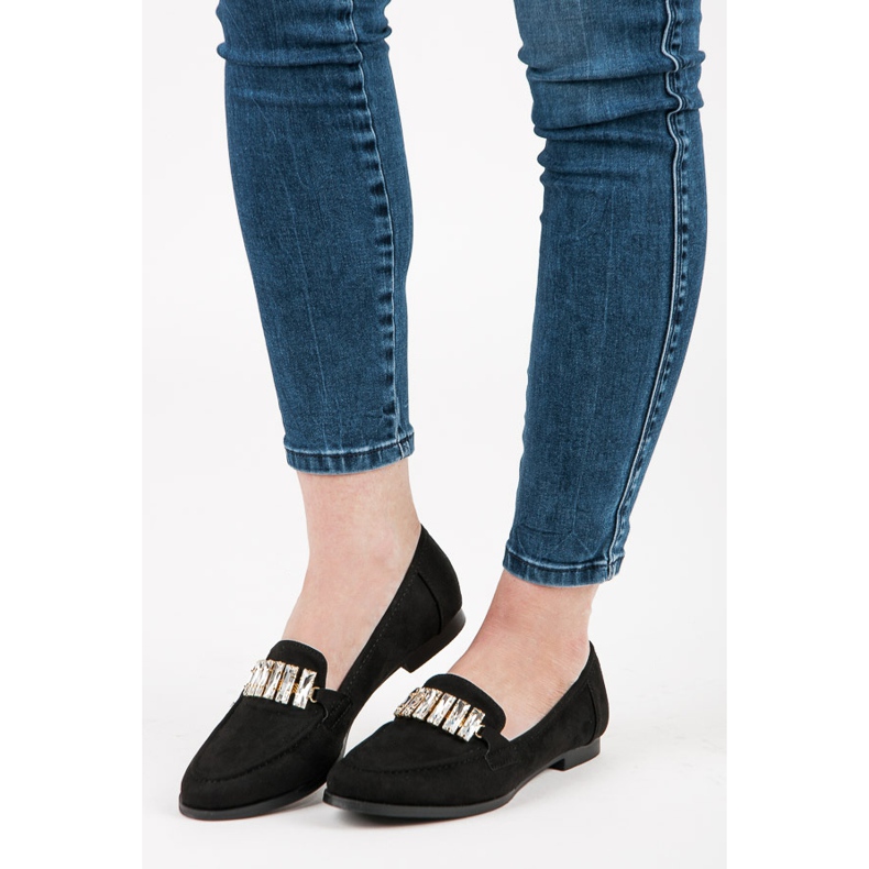 Vices Semišové boty s ornamentem černý 1