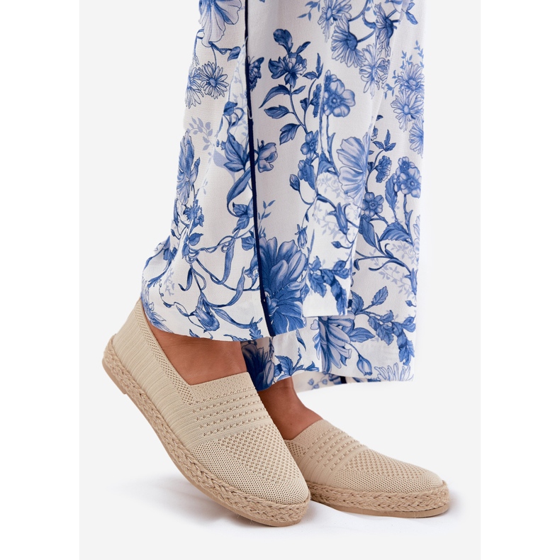Dámský espadrilles s Vinceza 13624 BEIGE BAID béžový 1