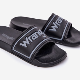 Wrangler Averell Slider Men Low 20251042.25Y Pánské pantofle černé černý 2