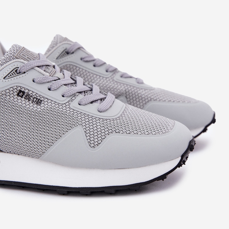 Big Star Pánské tenisky na velké hvězdě RR174358 Hi-Polish Platform System Grey šedá 2 Big Star Pánské tenisky na velké hvězdě RR174358 Hi-Polish Platform System Grey šedá 2