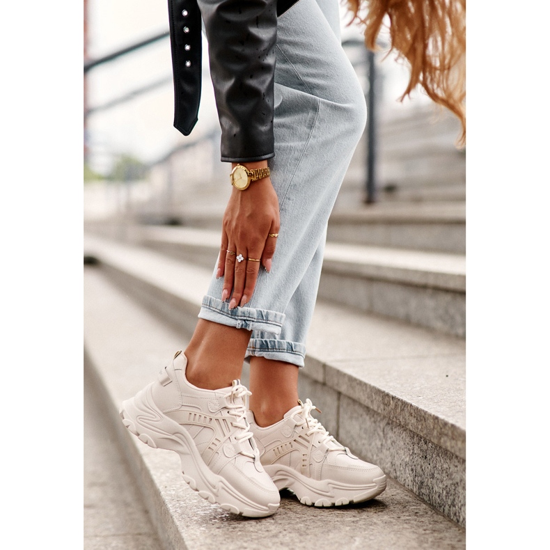 Evento Masivní ženské sportovní boty tenisky béžové béžový 1 Evento Masivní ženské sportovní boty tenisky béžové béžový 1