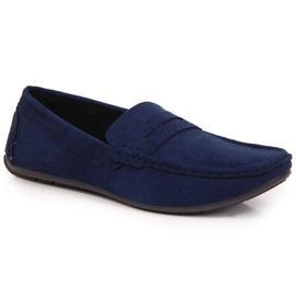 Slip on mokasíny M EVE340B tmavě modrá námořnická modrá 9