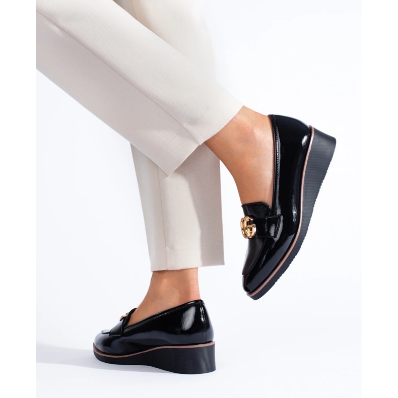 W. Potocki Potocki dámské pány s černými klíny černá 2