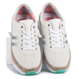 Kylie Šněrovací tenisky, espadrilky hnědý šedá 1
