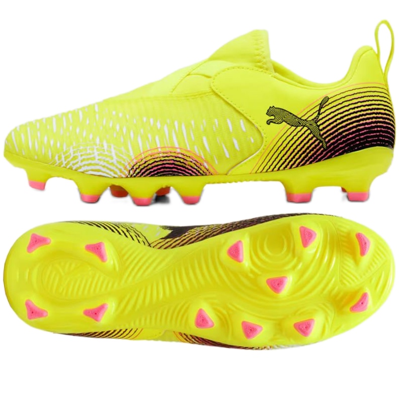 Puma Future 8 Match LL FG/AG JR 108285-03 Fotbalové boty žluť 1