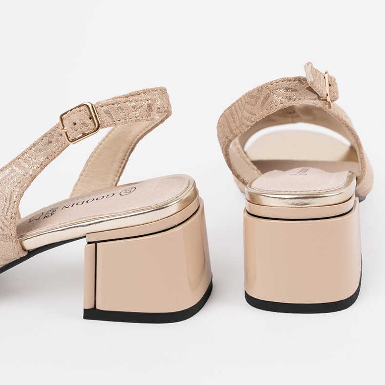 Goodin Béžové sandály béžový 1