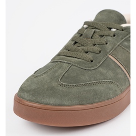 Tenisky semišové tenisky Sergio Leone zelený 2