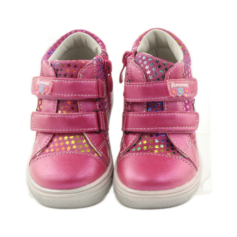 American Club Pohodlné sportovní boty s hvězdou American 703925 růžový 4