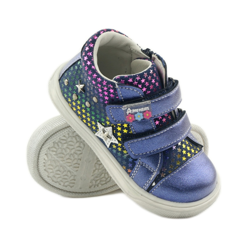 American Club Pohodlné sportovní boty s hvězdou American 703925 námořnická modrá 3