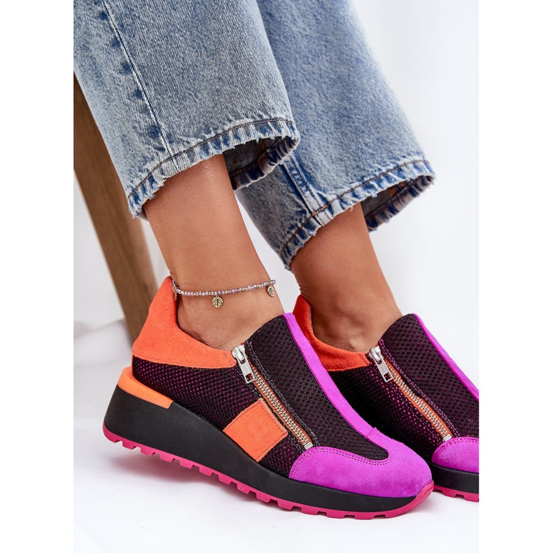 Kožená tenisky Maciejka 06853-15 černá 2