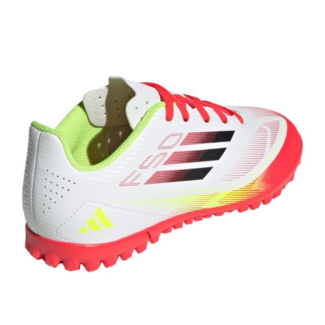 Adidas F50 Club tf IE3732 bílé fotbalové boty bílý 3