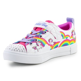 Skechers Twinkle Toes S Lights Twinkle Sparks Boty Jumpin Clouds 314809L-WMLT bílý 2