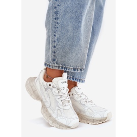 Dámské kožené tenisky Goe RR2N4083 Béžové béžový 1