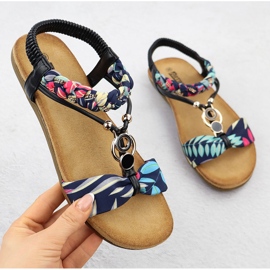 Pohodlné sandály žen I Slip -Up Navy Blue Artiker 56C1276 modrý 1
