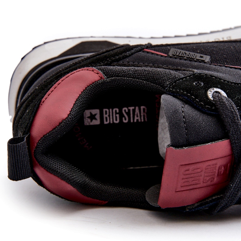 Pánské tenisky Memory Foam System Big Star NN174350 Black černý 3