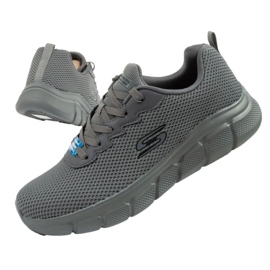 Skechers bobs b flex chill edge 118106/dkgy boty šedá 1 Skechers bobs b flex chill edge 118106/dkgy boty šedá 1