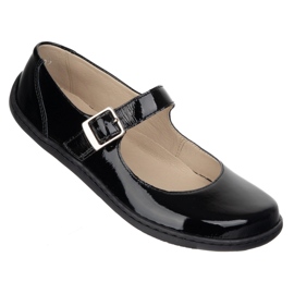Ballerinas bosé žen Olivier 1286 - kožené boty s přezkou pro každodenní a elegantní stylizace černé černý 1