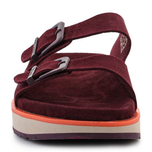 D.Franklin D.Frinklin Flip Flip Flops Skandálku sandální spona DFSH405004-Burg červený 2