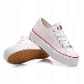 New Age Tenisky na platformě jako popínavé rostliny bílý 1 New Age Tenisky na platformě jako popínavé rostliny bílý 1