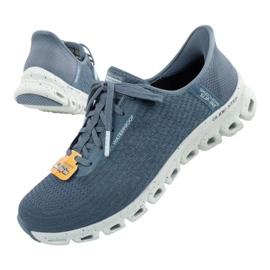 Skechers Glide-Step 104571/SLT boty s membránou modrý 3