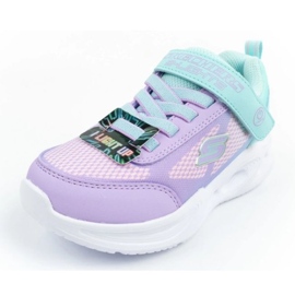 Skechers S Lights-SLA GLOW 303714L/TQLV SOOT fialový 2