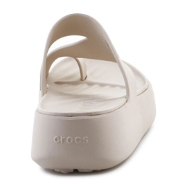 Flip-Flops Crocs Getway Platform Toe Loop 210834-0lh béžový 5