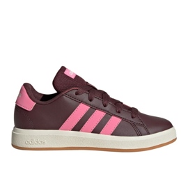 Adidas Grand Court 2.0 Lifestyle tenisový šněrovací boty JR JR5111 červený 1