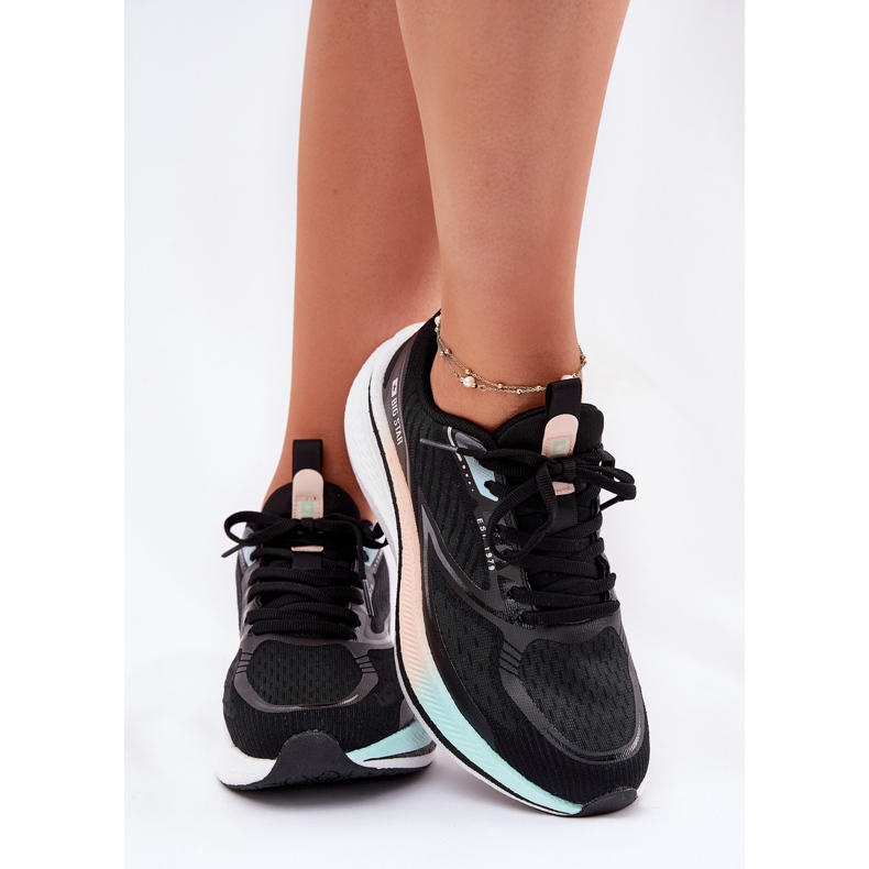 Big Star Dámská sportovní bota velká hvězda RR274A160 Hi-Polish System Black černá 2