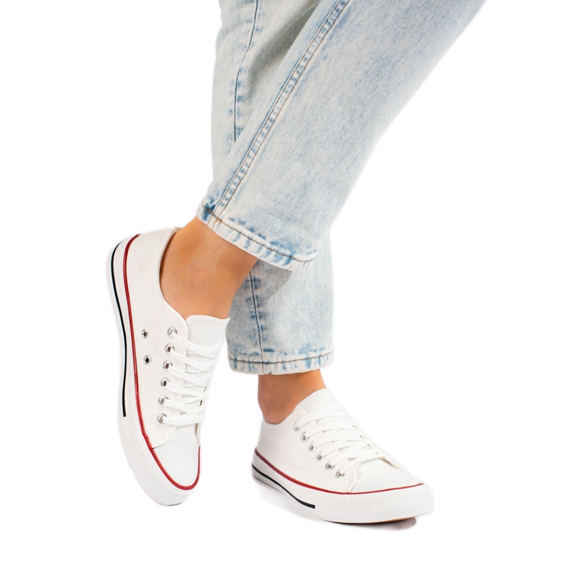 BM Bílé tenisky bílý 1